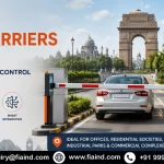 Automatic boom barrier system in Delhi providing smart vehicle access control and enhanced security for commercial, residential, and industrial facilities.