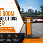 Parking Boom Barrier Solutions in Pune by FIA for residential societies, office buildings, and commercial spaces with RFID access control, secure vehicle entry, automated parking management, and traffic control system.