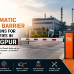 Automatic Boom Barrier Solutions for Industries in Nagpur by FIA for secure vehicle access control with RFID integration and industrial gate automation.