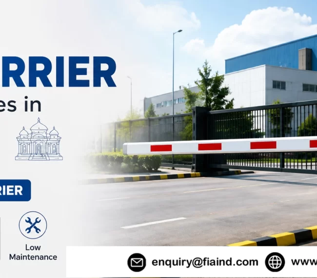 Best automatic boom barrier for industrial gates in Ranchi by FIA