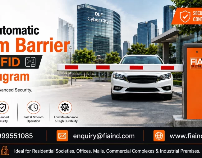 Best Automatic Boom Barrier with RFID in Gurugram | FIA