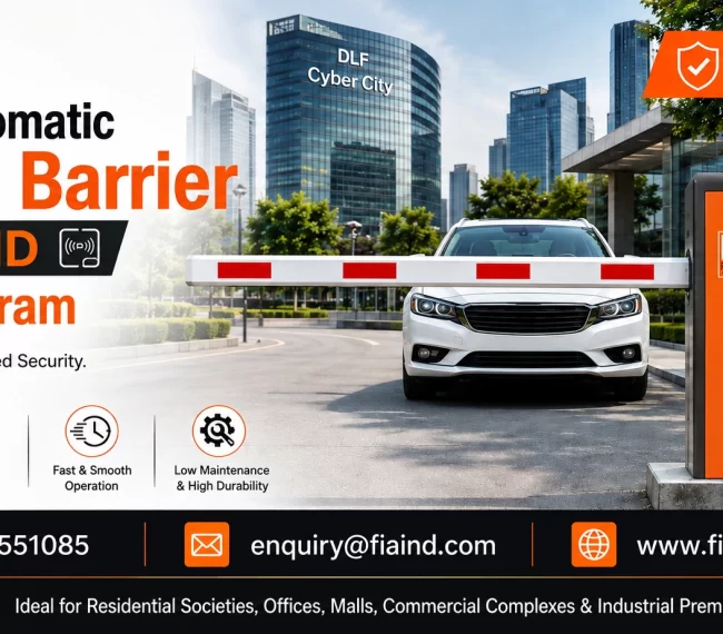 Best Automatic Boom Barrier with RFID in Gurugram | FIA