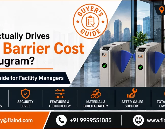 Flap barrier cost in Gurugram – buyer’s guide for facility managers